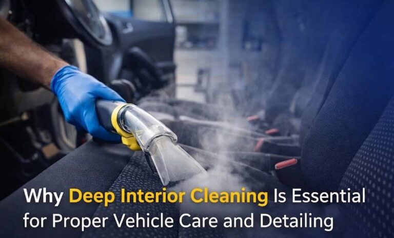 Why Deep Interior Cleaning Is Essential for Proper Vehicle Care and Detailing