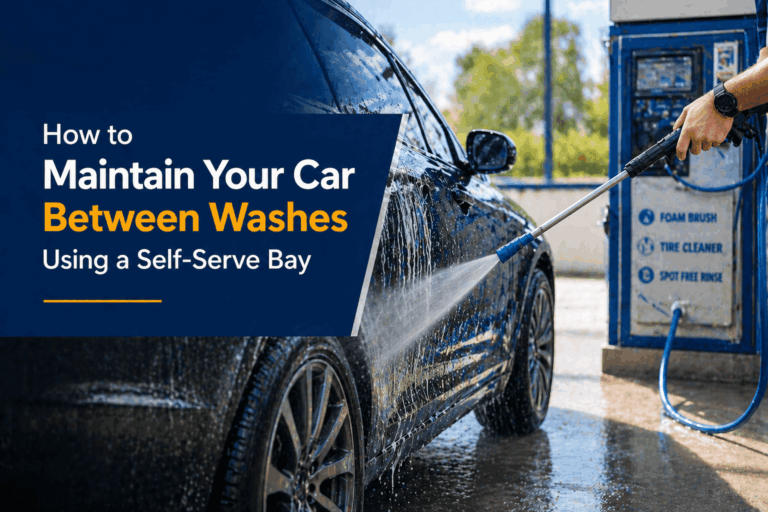 How to Maintain Your Car Between Washes Using a Self-Serve Bay