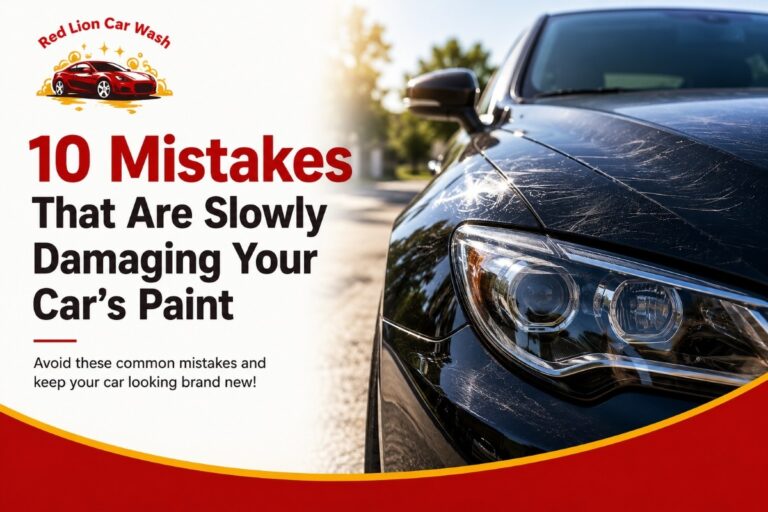 10 Mistakes That Are Slowly Damaging Your Car’s Paint