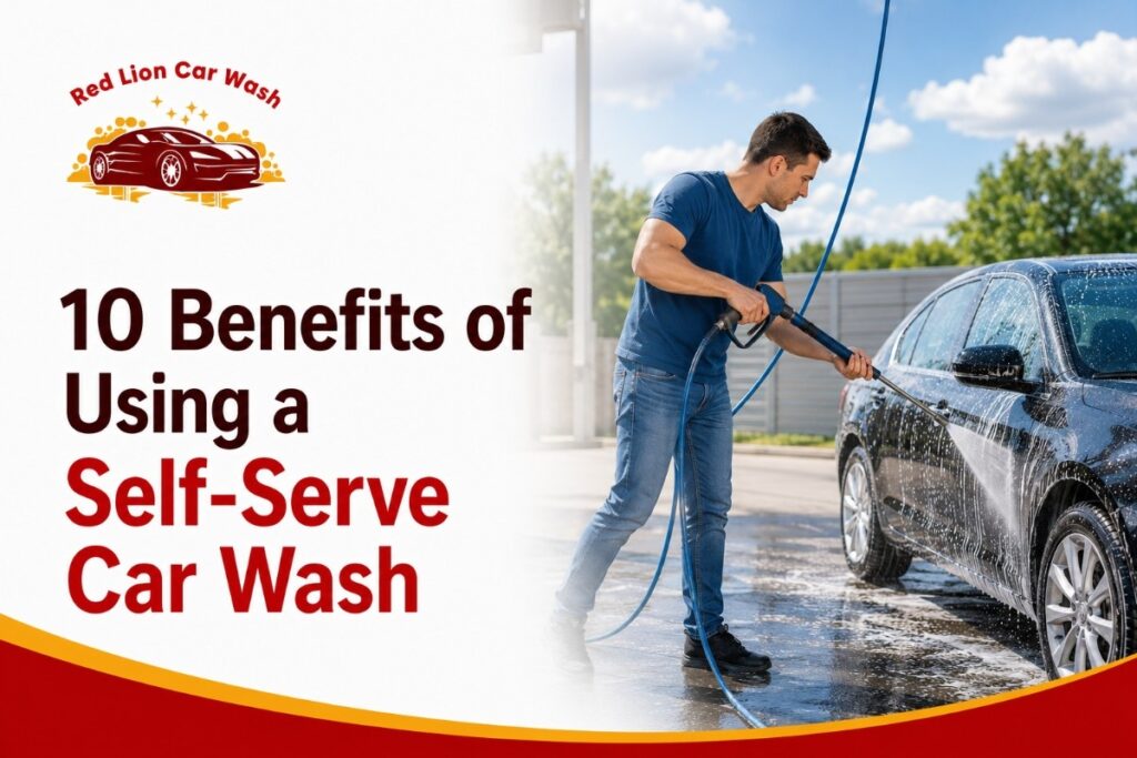 Car wash with self serve wash bay in Red Lion PA