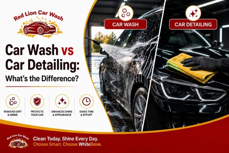 Car Wash vs Car Detailing: What’s the Difference?